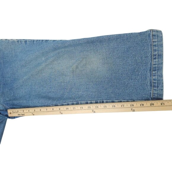 Lauren Jeans Ralph Lauren Crop Denim Womens Size 12 HIgh Rise Stretch Capri - Picture 5 of 16